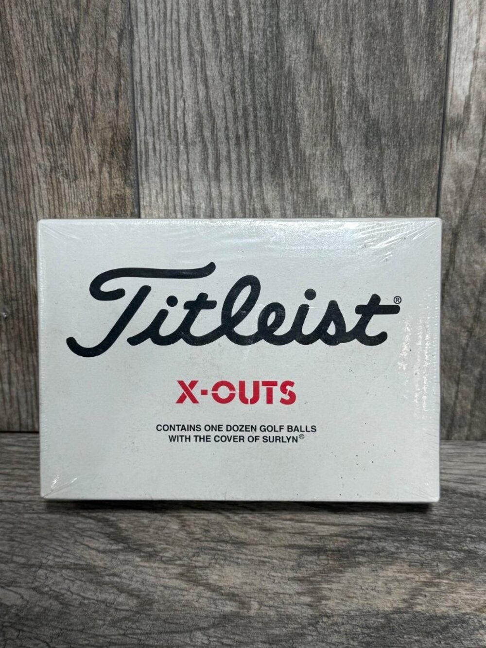 Titleist X-Outs Surlyn Covered Golf Balls (12) Unopened Box